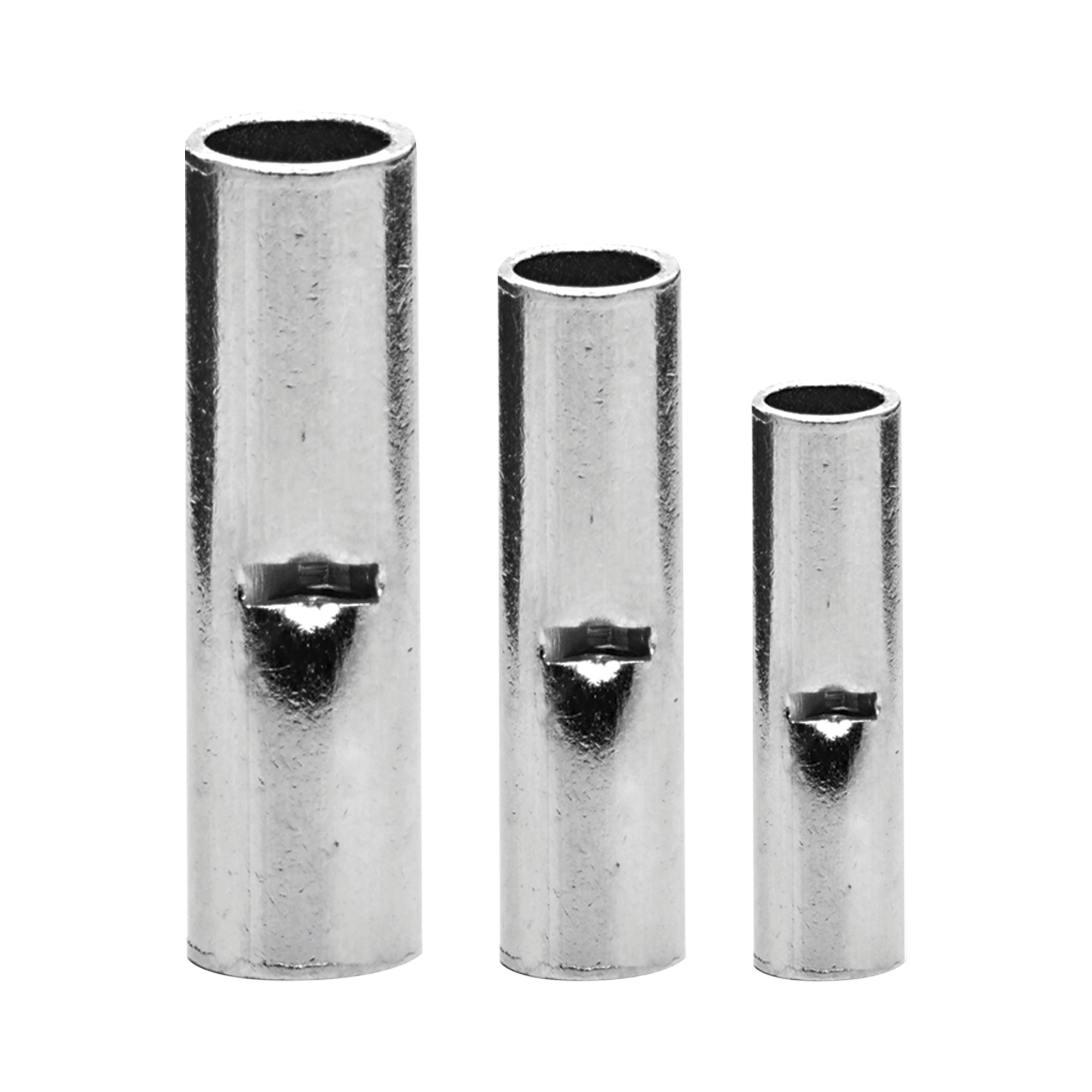 AE31818|Conector a tope / Sin aislar / 22 - 16 AWG / Sin color / Paquete de 25 piezas.